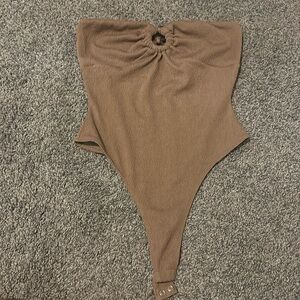 Brown size L body suit